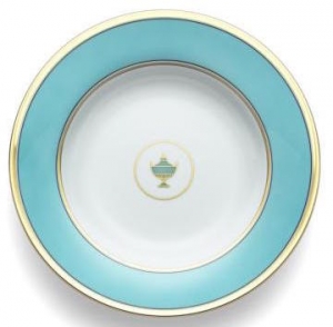 Ginori Contessa Indaco Rim Soup Plate